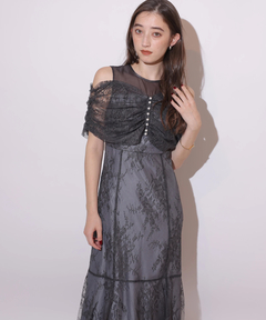 Rirandture(リランドチュール) |オフショルレースマーメイドワンピース