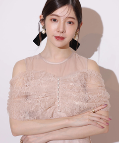 Rirandture(リランドチュール) |オフショルレースマーメイドワンピース