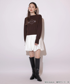 Rirandture(リランドチュール) |〈MARIEBELLEコラボ〉Emblem Logo Knit