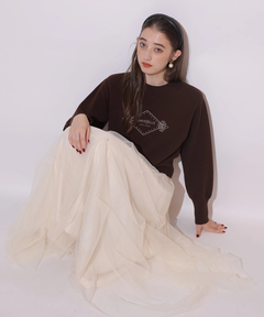 Rirandture(リランドチュール) |〈MARIEBELLEコラボ〉Emblem Logo Knit