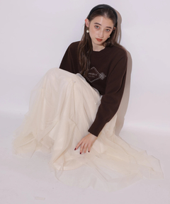 Rirandture(リランドチュール) |〈MARIEBELLEコラボ〉Emblem Logo Knit