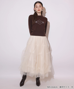 Rirandture(リランドチュール) |〈MARIEBELLEコラボ〉Emblem Logo Knit