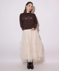 Rirandture(リランドチュール) |〈MARIEBELLEコラボ〉Emblem Logo Knit