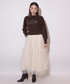 Rirandture(リランドチュール) |〈MARIEBELLEコラボ〉Emblem Logo Knit