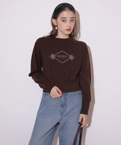 Rirandture(リランドチュール) |〈MARIEBELLEコラボ〉Emblem Logo Knit