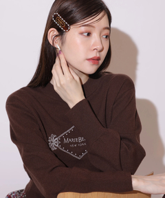 Rirandture(リランドチュール) |〈MARIEBELLEコラボ〉Emblem Logo Knit