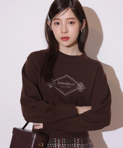 Rirandture(リランドチュール) |〈MARIEBELLEコラボ〉Emblem Logo Knit