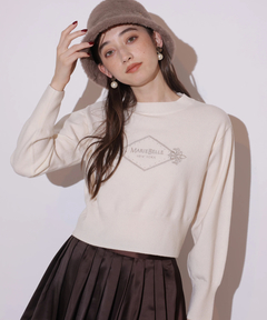 Rirandture(リランドチュール) |〈MARIEBELLEコラボ〉Emblem Logo Knit