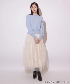 Rirandture(リランドチュール) |〈MARIEBELLEコラボ〉Emblem Logo Knit