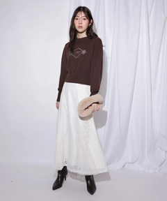 Rirandture(リランドチュール) |〈MARIEBELLEコラボ〉Emblem Logo Knit