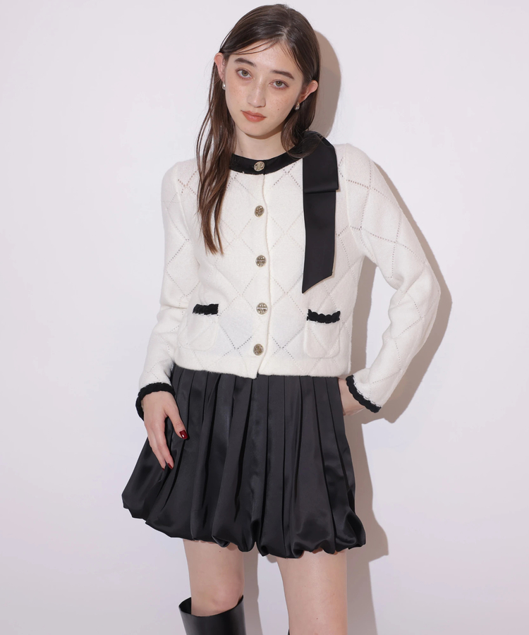 サテンバルーンミニスカート | スカート | Rirandture（リランド