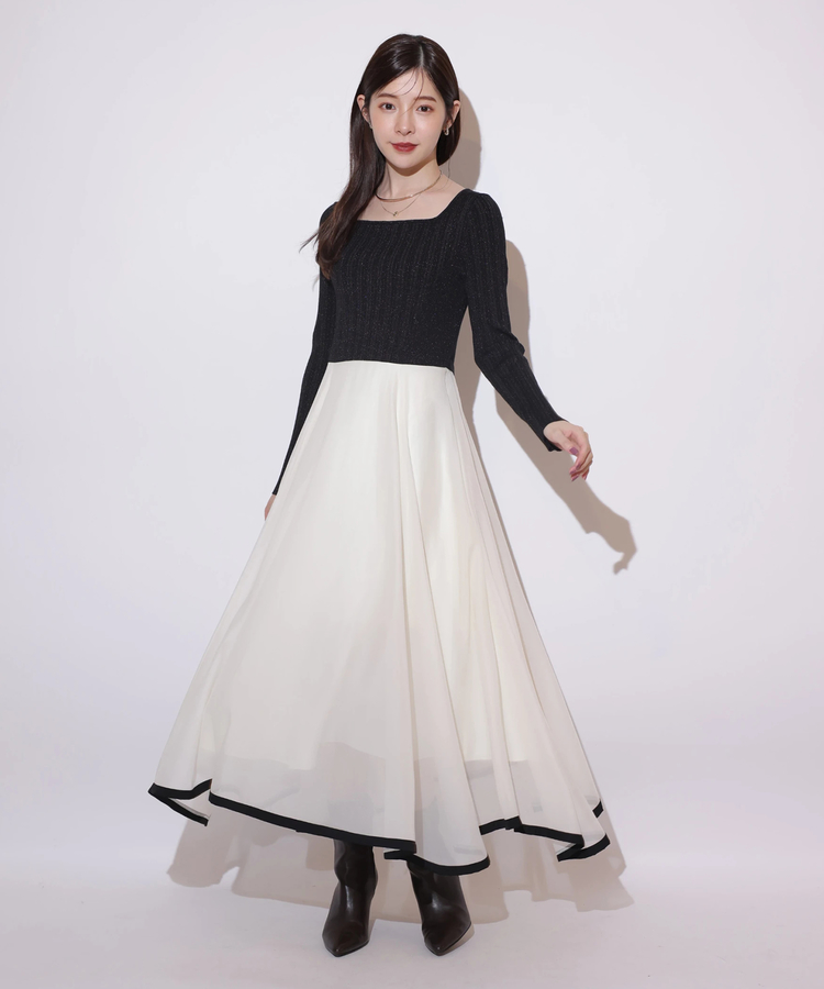 Rirandture 長袖エアリードッキングワンピース 【未使用】 長袖エアリードッキングワンピース | ワンピース | Rirandture