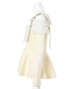 Rirandture(リランドチュール) |【Arpege story限定】オフショルリボンドッキングニット