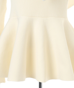 Rirandture(リランドチュール) |【Arpege story限定】オフショルリボンドッキングニット