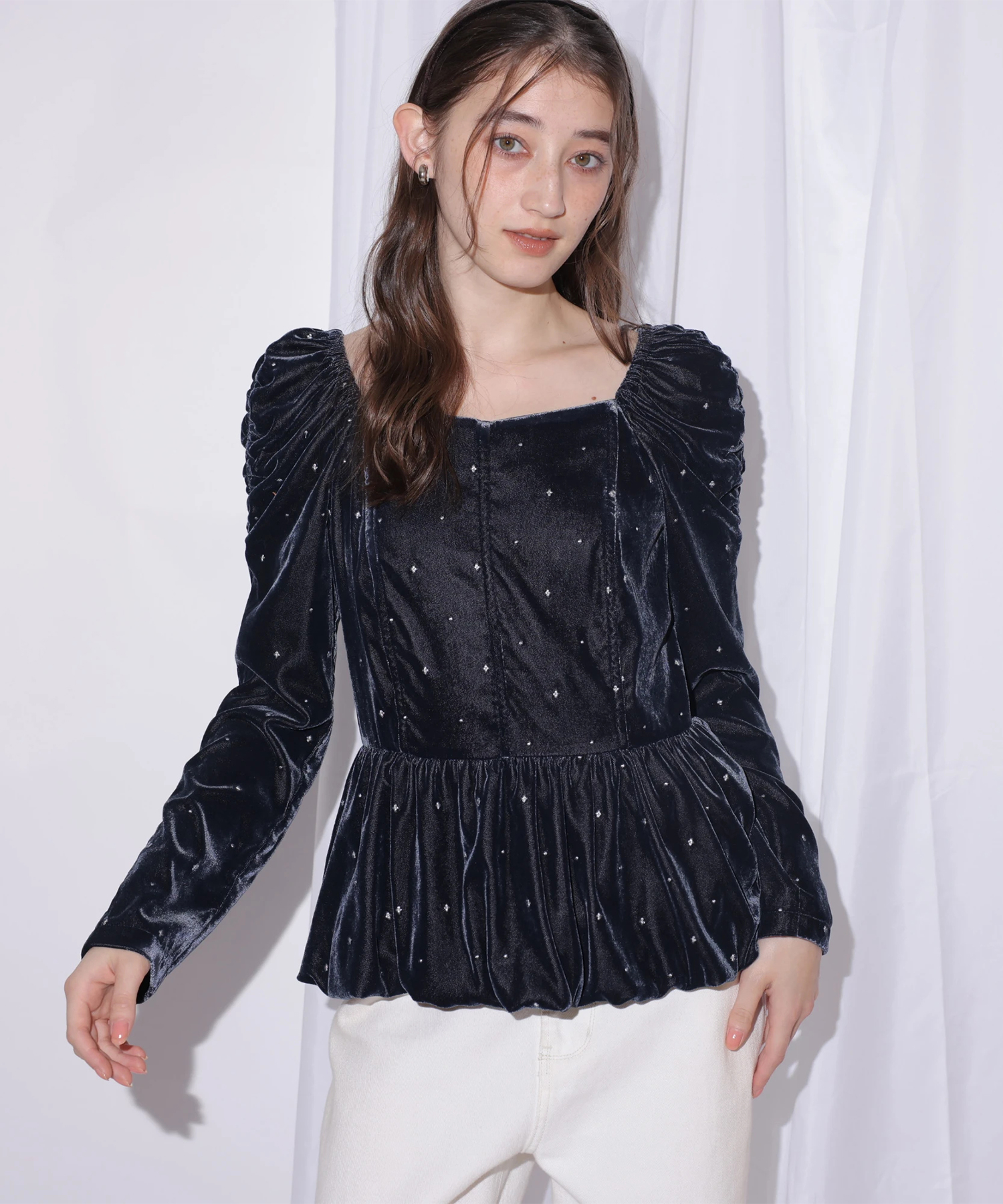 Arpage story エンブロイダリーブラウス Arpage story エンブロイダリーブラウス