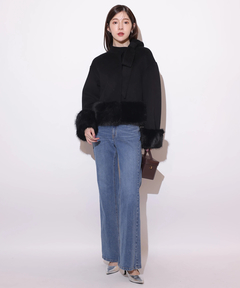 Rirandture(リランドチュール) |リボンネックファーリバーコート