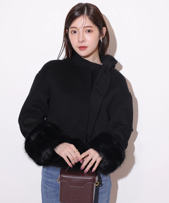 Rirandture(リランドチュール) |リボンネックファーリバーコート