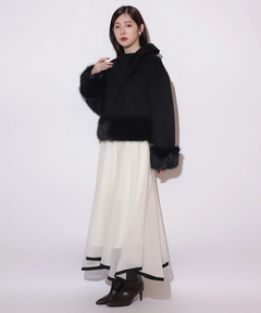 Rirandture(リランドチュール) |リボンネックファーリバーコート