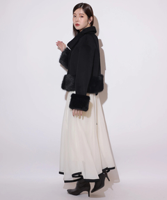 Rirandture(リランドチュール) |リボンネックファーリバーコート