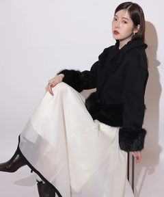 Rirandture(リランドチュール) |リボンネックファーリバーコート