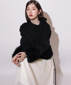 Rirandture(リランドチュール) |リボンネックファーリバーコート