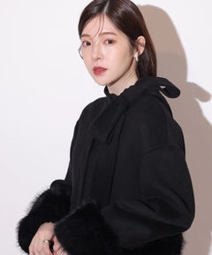 Rirandture(リランドチュール) |リボンネックファーリバーコート