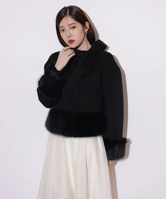 Rirandture(リランドチュール) |リボンネックファーリバーコート