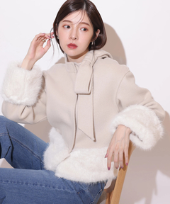 Rirandture(リランドチュール) |リボンネックファーリバーコート