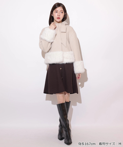 Rirandture(リランドチュール) |リボンネックファーリバーコート