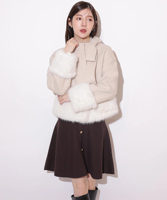 Rirandture(リランドチュール) |リボンネックファーリバーコート