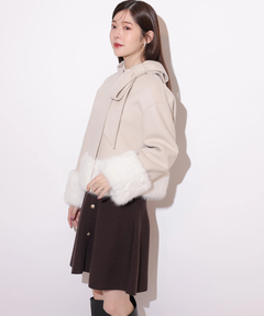 Rirandture(リランドチュール) |リボンネックファーリバーコート