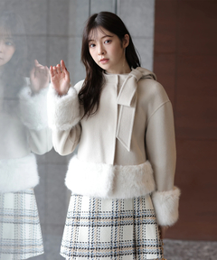 Rirandture(リランドチュール) |リボンネックファーリバーコート