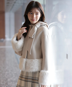 Rirandture(リランドチュール) |リボンネックファーリバーコート