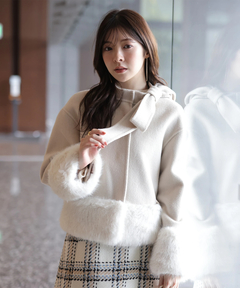 Rirandture(リランドチュール) |リボンネックファーリバーコート