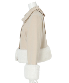 Rirandture(リランドチュール) |リボンネックファーリバーコート