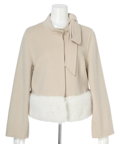 Rirandture(リランドチュール) |リボンネックファーリバーコート