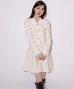 Rirandture(リランドチュール) |レースカラーミニニットワンピース