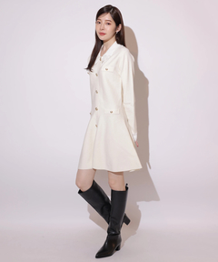 Rirandture(リランドチュール) |レースカラーミニニットワンピース