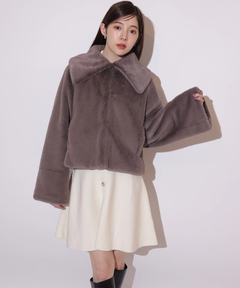 Rirandture(リランドチュール) |レースカラーミニニットワンピース