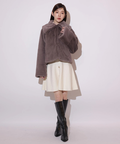 Rirandture(リランドチュール) |レースカラーミニニットワンピース