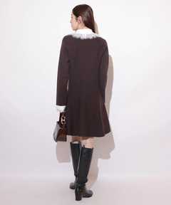 Rirandture(リランドチュール) |レースカラーミニニットワンピース