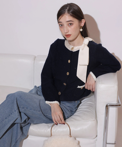 POLO BCSコラボ・店舗限定〉ケーブルラインカーデプルオーバー