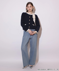 Rirandture(リランドチュール) |【Arpege story限定】〈MARIEBELLEコラボ〉Ribbon Knit Jacket