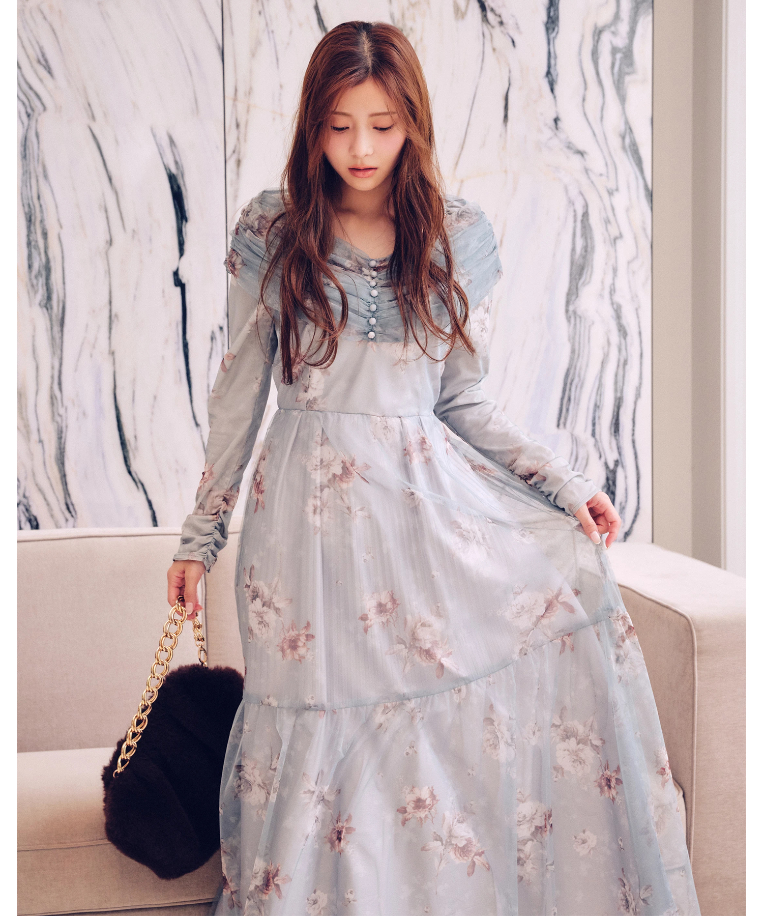 オフショルプリントワンピース | ワンピース | Rirandture（リランド