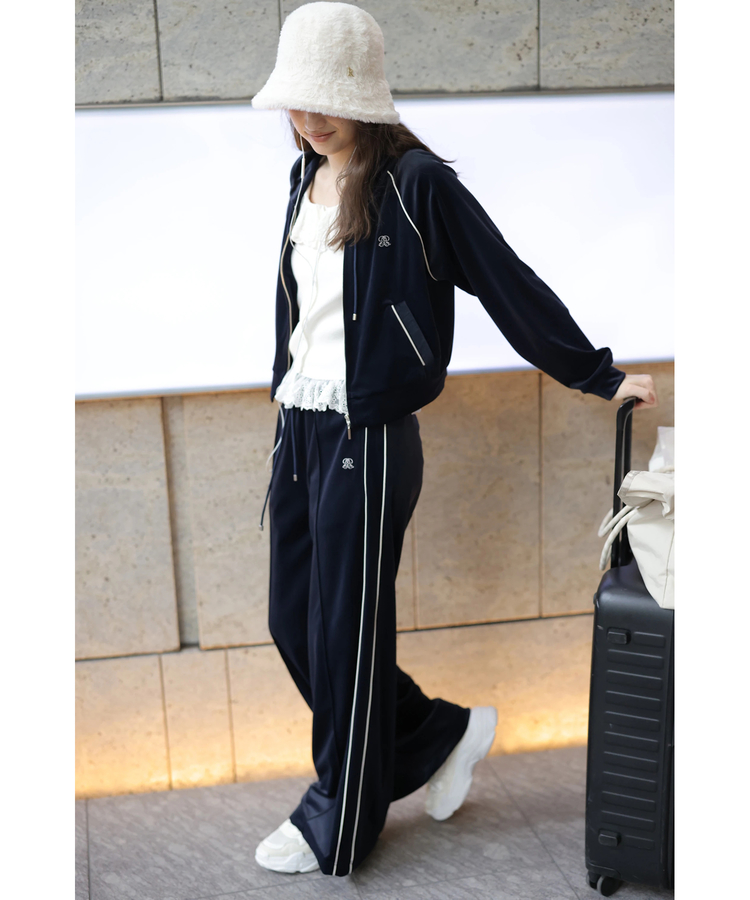 Rirandture リランドチュール リランドチュール Rirandture 切替シアーリブニット （ピンク