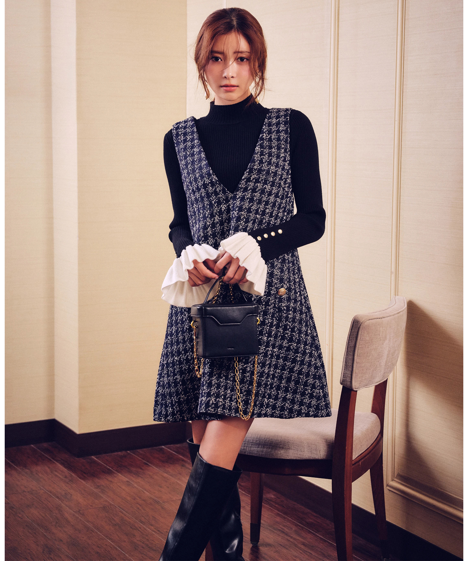 ツィードミニジャンスカ | ワンピース | Rirandture（リランドチュール