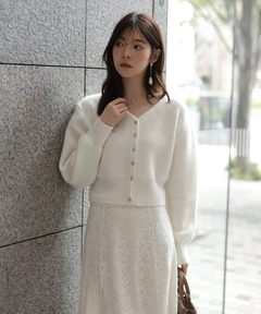 Rirandture(リランドチュール) |2WAYアンゴラニット×レーススカートセット