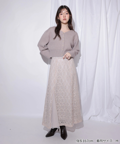Rirandture(リランドチュール) |2WAYアンゴラニット×レーススカートセット