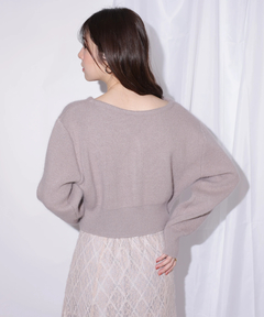 Rirandture(リランドチュール) |2WAYアンゴラニット×レーススカートセット