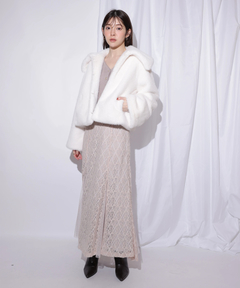 Rirandture(リランドチュール) |2WAYアンゴラニット×レーススカートセット